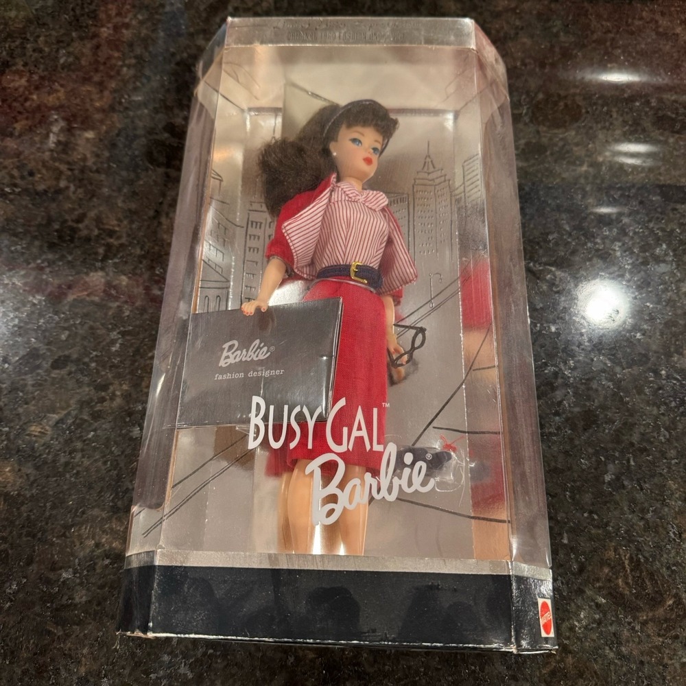 Busy Gal Barbie 1960 Reproduction Limited Edition Doll 1995 Mattel